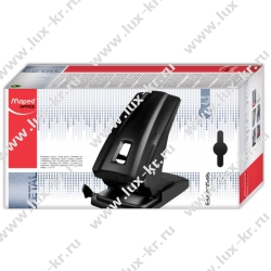 Дырокол MAPED (Франция) "Essentials", металлический, мощный, на 70 листов, черный, 406411