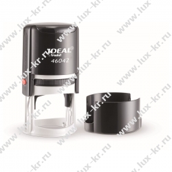 Оснастка для печати Ideal 46042, O42мм, пластмассовая, с крышкой (125308)