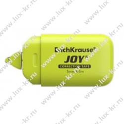 Корректирующая лента ERICH KRAUSE JOY Ассорти 5мм*6м ЕК53198 Корректирующая лента ERICH KRAUSE JOY Ассорти 5мм*6м ЕК53198