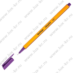 Ручка капиллярная ( линер ) Berlingo "Rapido" фиолетовая, 0,4мм, трехгранная CK_40105 Ручка капиллярная ( линер ) Berlingo "Rapido" фиолетовая, 0,4мм, трехгранная CK_40105