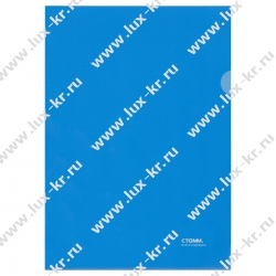 Папка-уголок СТАММ А4, 180мкм, пластик, прозрачная, синяя ММ-30949