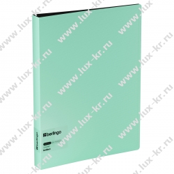 Папка с 60 вкладышами Berlingo "Instinct" А4, 30мм, 700мкм, с внутр. карманом, мятный ВИ4_60520