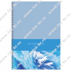 Тетрадь 80л, клетка OFFICE 7БЦ А4, твердая обложка, на спирали Тетрадь 80л, клетка OFFICE 7БЦ А4, твердая обложка, на спирали