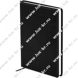 Ежедневник недатированный, А6, 136л., твердый переплет, кожзам, BG "Winner. Black", черный DuA6_60973 Ежедневник недатированный, А6, 136л., твердый переплет, кожзам, BG "Winner. Black", черный DuA6_60973