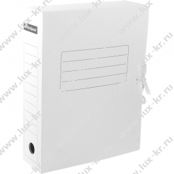 Папка архивная с завязками OfficeSpace, микрогофрокартон, 75мм, белый, до 700л. 158550 Папка архивная с завязками OfficeSpace, микрогофрокартон, 75мм, белый, до 700л. 158550