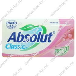 Мыло туалетное АБСОЛЮТ Classic Нежное, 90г Мыло туалетное АБСОЛЮТ Classic Нежное, 90г