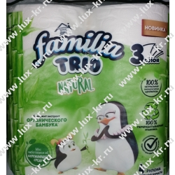 FAMILIA Trio Туалетная бумага 3-х слойная (4рулона)