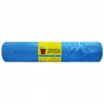 Пакеты для мусора EXSTRA ПНД 120л (50шт/рулоне, голубые)