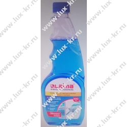 Средство для мытья стекол и зеркал 500 мл LAIMA PROFESSIONAL, свежий озон, сменный блок, 606739