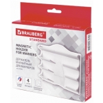 Держатель магнитный для 4 маркеров для доски (130х152 мм), BRAUBERG "Standard", 237092