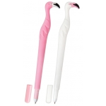 Ручка фигурная шариковая ЮНЛАНДИЯ "Фламинго", мягкий силиконовый корпус, ассорти, СИНЯЯ, пишущий узел 0,7 мм, 143775 Ручка фигурная шариковая ЮНЛАНДИЯ "Фламинго", мягкий силиконовый корпус, ассорти, СИНЯЯ, пишущий узел 0,7 мм, 143775