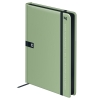 Ежедневник датированный 2026, А5, 7БЦ BG"Monochrome. Matcha", мятный, soft touch DdA5_09620