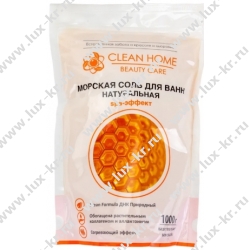Clean Home Beauty Соль для ванн Морская СОГРЕВАЮЩАЯ 1000гр