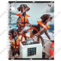 Тетрадь 96л, клетка, на спирали