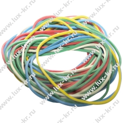 Резинки для бумажных купюр цветные, диаметр 60мм, 1кг Резинки для бумажных купюр цветные, диаметр 60мм, 1кг