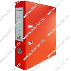 Папка-регистратор LAMARK600, 80мм красная