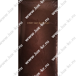 Еженедельник недатированный, карманный, 64л., кожзам, OfficeSpace "Dallas", коричневый, зол. Срез Wn7v_25213