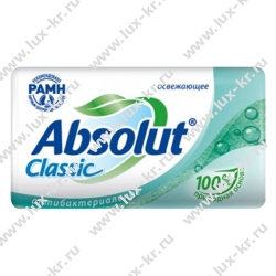 Мыло туалетное АБСОЛЮТ Classic Освежающее, 90г Мыло туалетное АБСОЛЮТ Classic Освежающее, 90г
