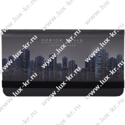 Еженедельник недат. с резинкой (171х93 мм), BRAUBERG, твердый, УФ-ЛАК, 64 л., "Night City", 114575