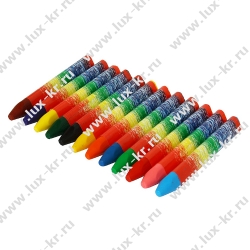 Мелки восковые 12 цветов Мелки восковые 12 цветов